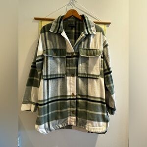 Banana Republic fleece shirt-jacket